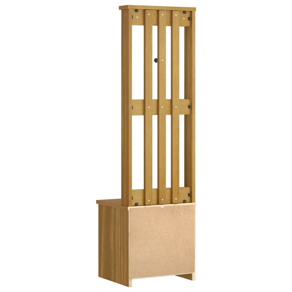 Albero da Ingresso SANDNES 45x40x159,5 cm in Legno di Pino 4010485