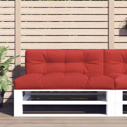 Cuscino per Pallet Rosso 120x40x12 cm in Tessuto 360629