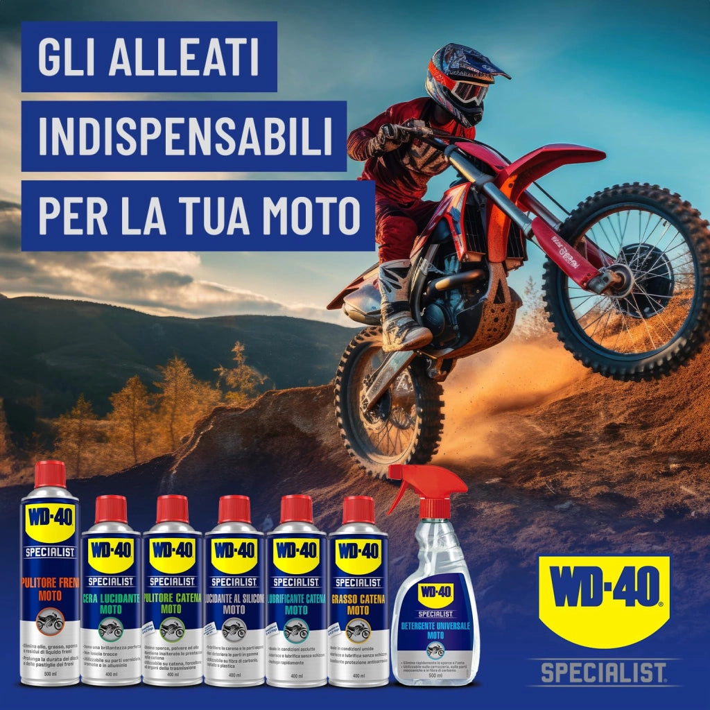 Grasso Catena Spray per Motociclette Wd 40 400 ml