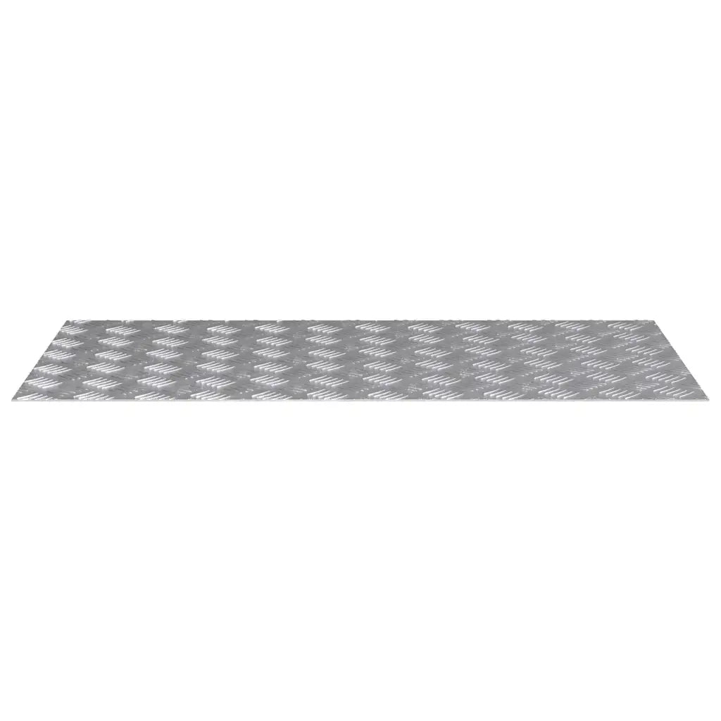 Gradini per Scale 4 pcs Argento 100 x 50 cm Alluminio 4104366