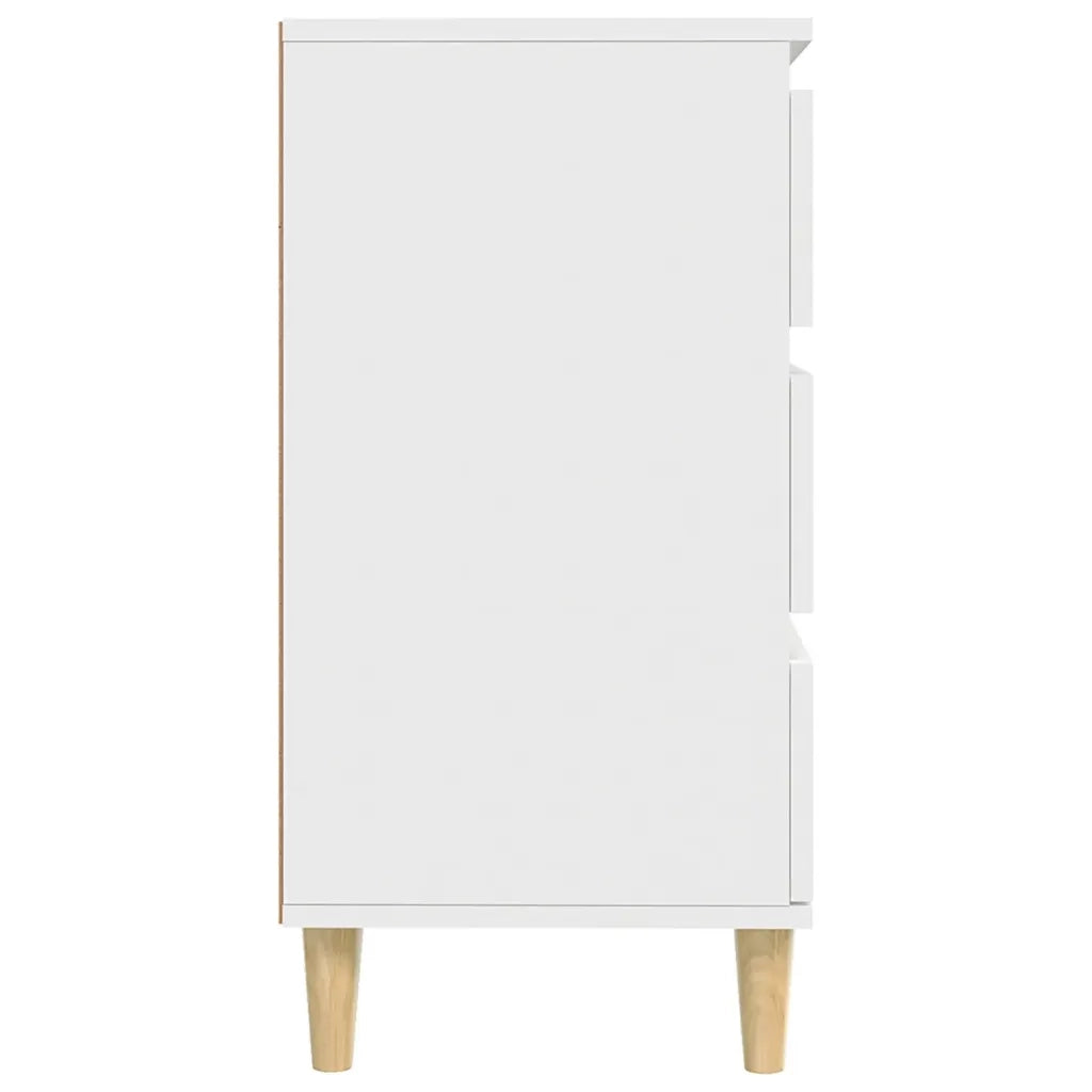 Credenza-Buffet-Armadio da cucina Bianca 60x35x70 cm in Legno Multistrato 208576