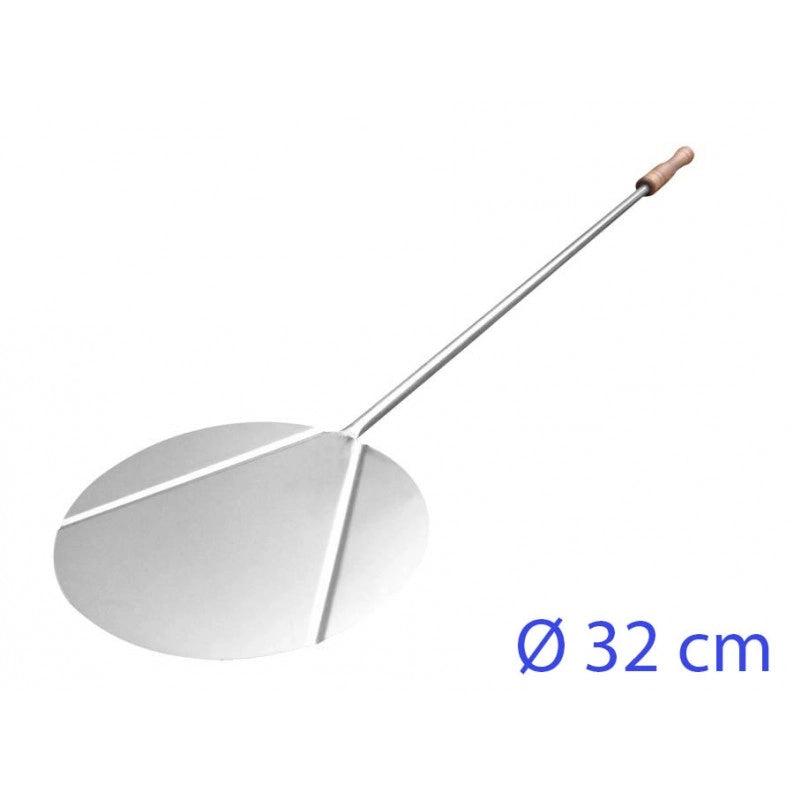 Pala in acciaio per pizze 32 cm