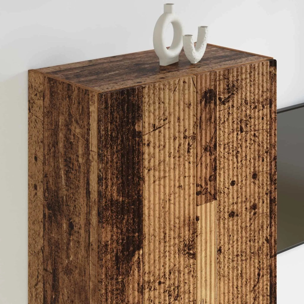 Mobile TV da parete Legno vecchio 59,5 x 31 x 100 cm 892377