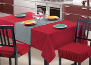 Copritavolo Salotto/Cucina Jacquard Modello Charme Made In Italy - 180x180 - Giallo
