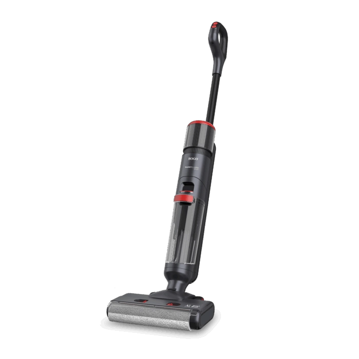 Aspirapolvere lavapavimenti senza fili 2 in 1, aspira e lava con batteria 28,8V e autonomia 50 min, doppio filtro HEPA - Sogo