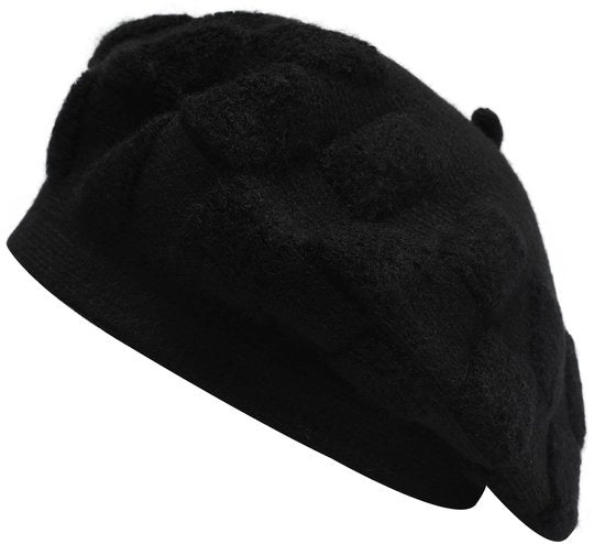 Cappello Reversibile - Colore Uniforme - Caldo - Soffice - Miscela Acrilico/Polyester - Unico Modello - Cappello