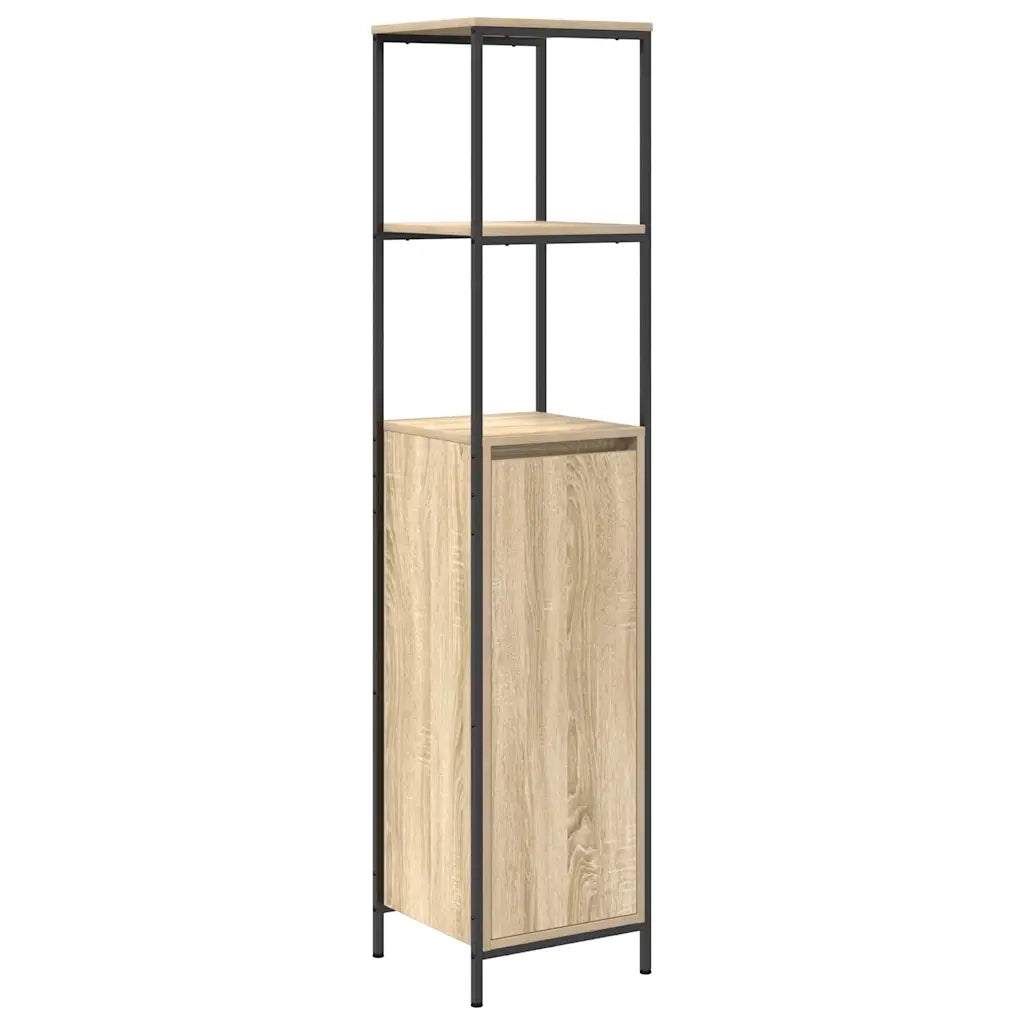 Set di mobili per il bagno con cassetto 3 pcs Rovere Sonoma 3328360