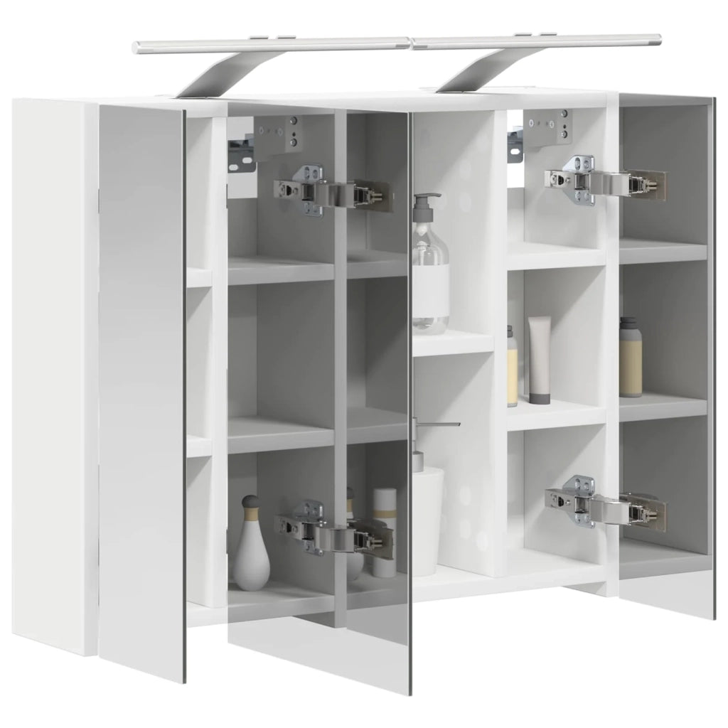 Mobiletto per specchio da bagno Bianco 60 x 14,5 x 50 cm 889079