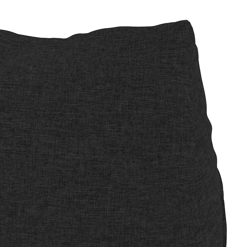 Cuscino per Schiena | Cuscino dorsale Nero 45 x 20 x 35 cm Tessuto