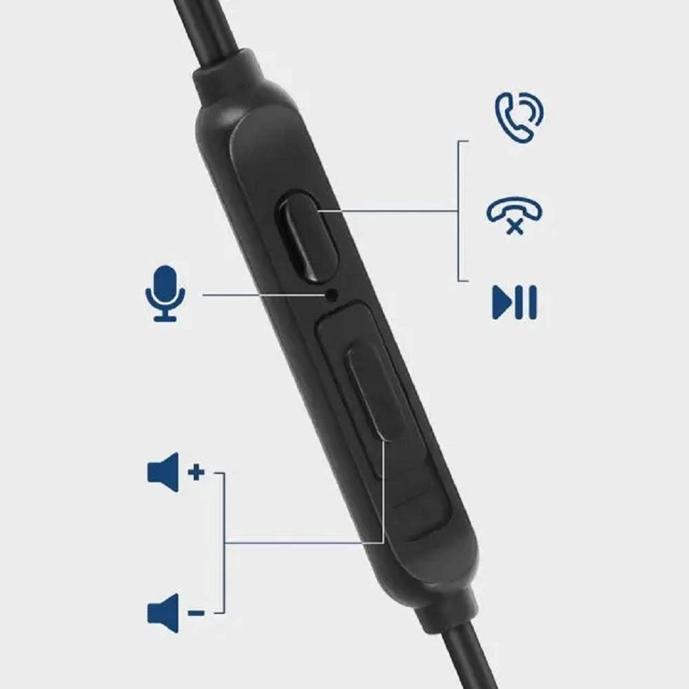 Trade Shop - Auricolari Cuffie Stereo In-ear Con Regolazione Volume Microfono Type-c Sm9809 -