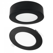 Downlight LED 6W CCT 2in1 nero rotondo Ecolight