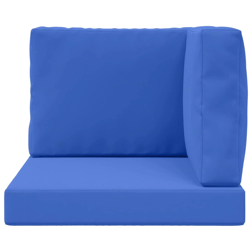 Cuscino per divano da esterno 3 pz | Cuscini per sedie Blu Reale Poliestere