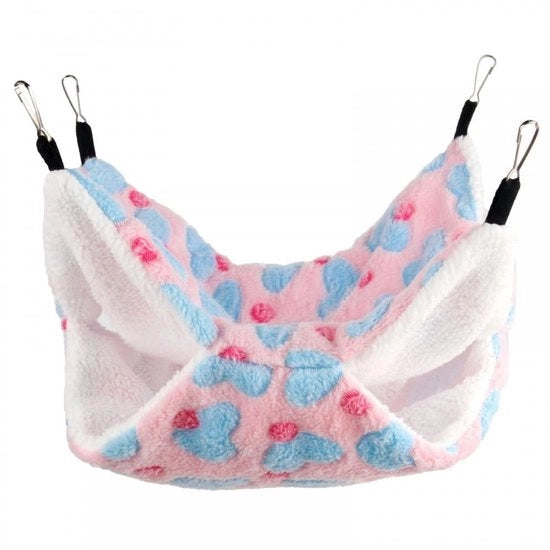 Mattress per piccoli animali 34x34 cm - Mattress per topi/frettine - Mattress per chinchilla - Materiale morbido in koraal fluo - Facile da pulire - Mattress per animali