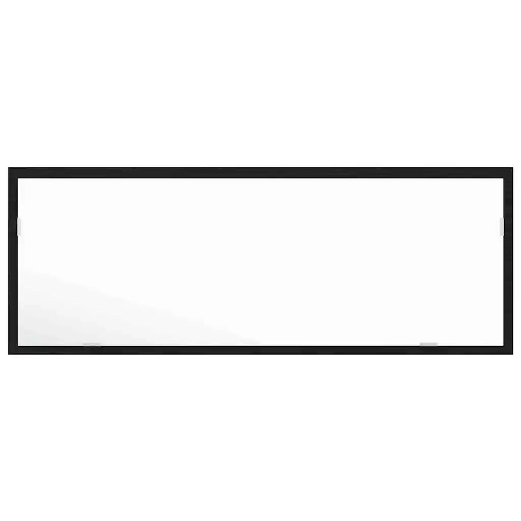 Specchio da bagno LED Rovere Nero 100 x 8,5 x 37 cm Vetro 862548