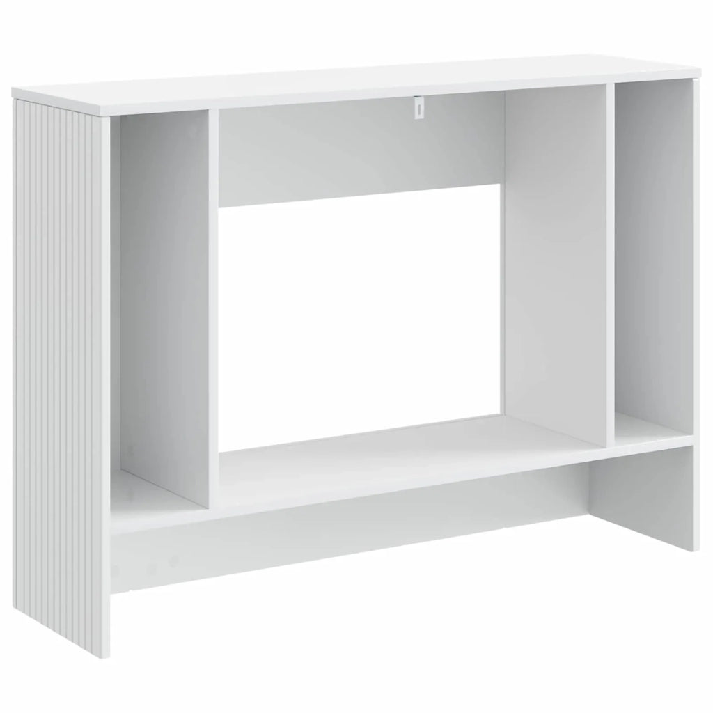Tavolo consolle Rigato Bianco Lucido 101 x 29 x 74 cm 899881