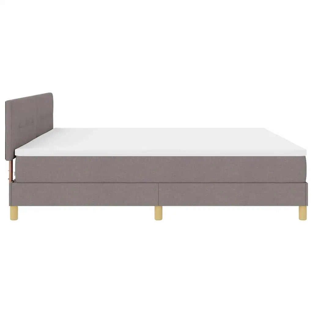 Letto a Sorgente LED con cuscino Talpa 200 x 200 cm Tessuto 3342468