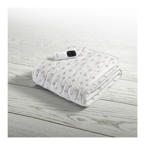 Imetec scaldasonno adapto piazza e mezza 150 x 120 cm, basso consumo, tecnologia brevettata, riscaldamento rapido, temperatura personalizzata, 100 % cotone, made in italy, comando con 6 temperature - 16633
