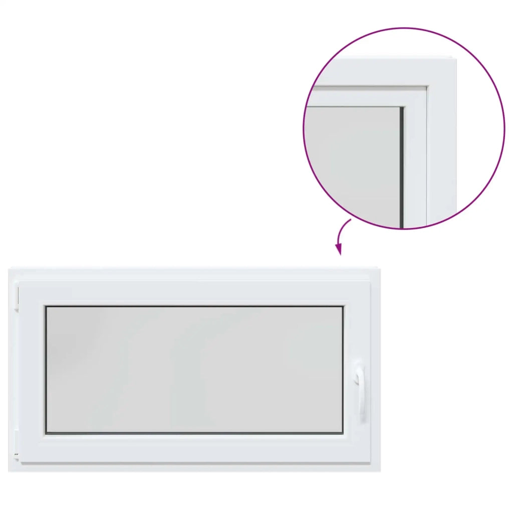 Finestra per Soffitta RISOR 110 x 55 cm PVC e Vetro 42047859