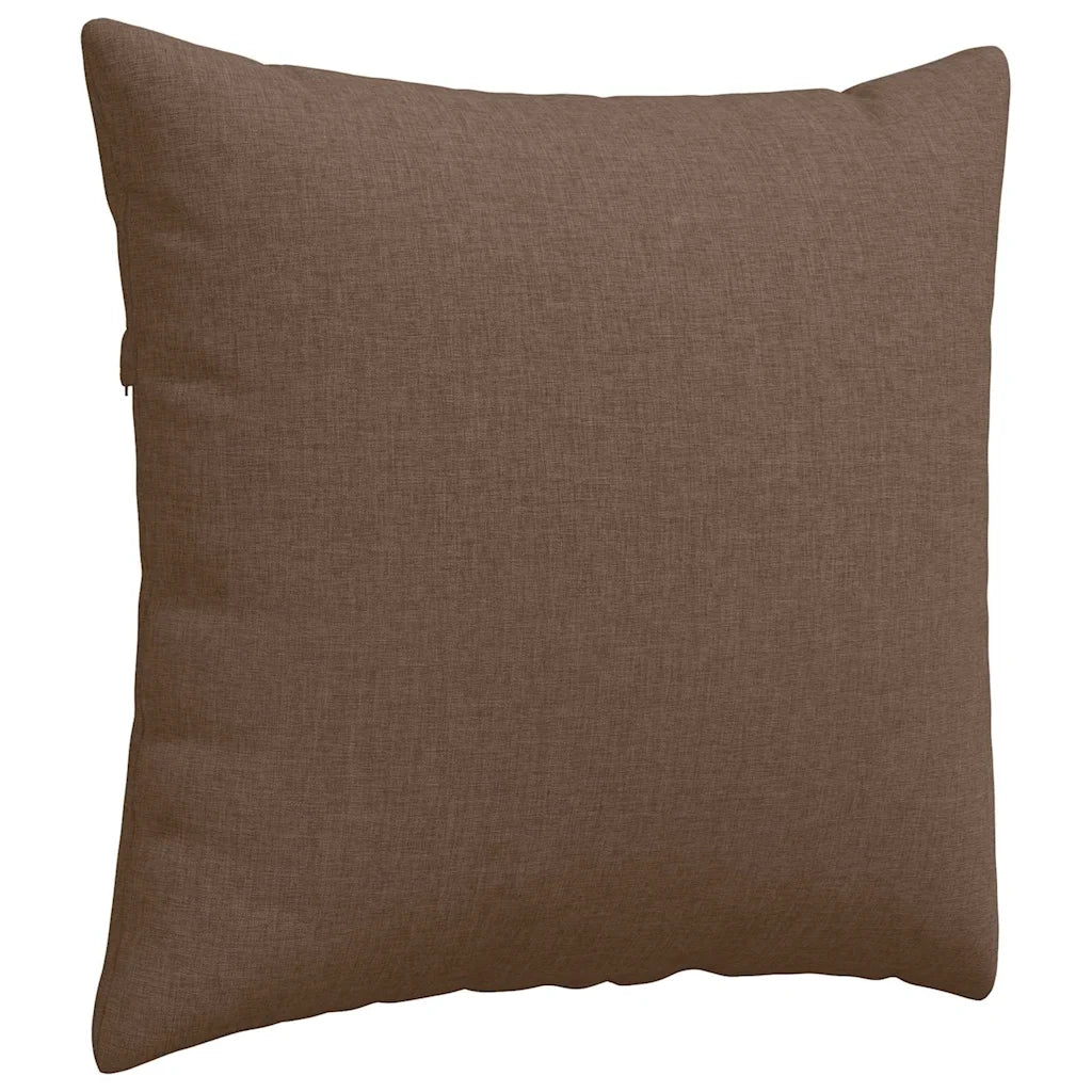 Cuscini da Divano 2 pcs Marrone 50 x 50 cm Tessuto 42013958