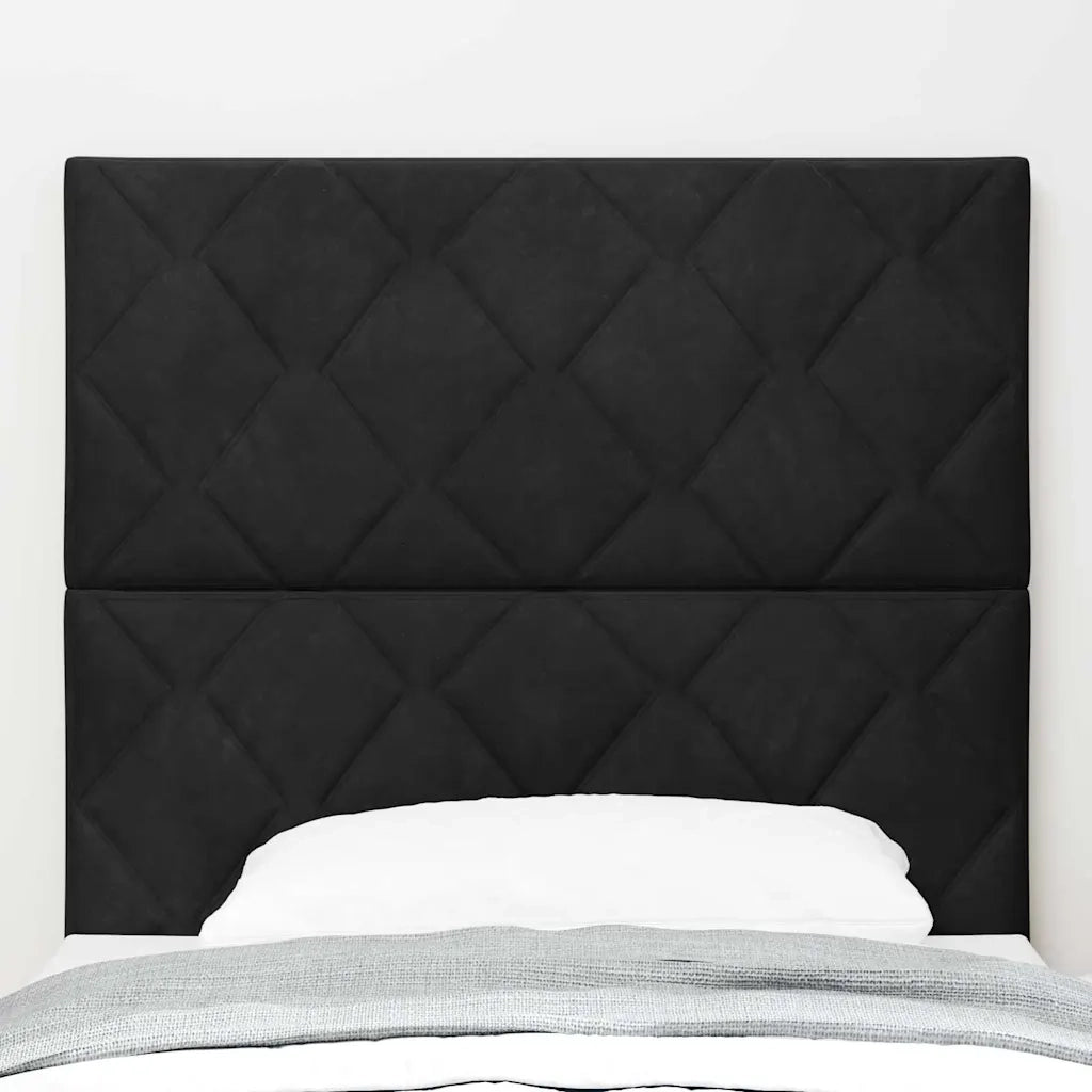 Testiera Nero 90 cm Velluto 3337895