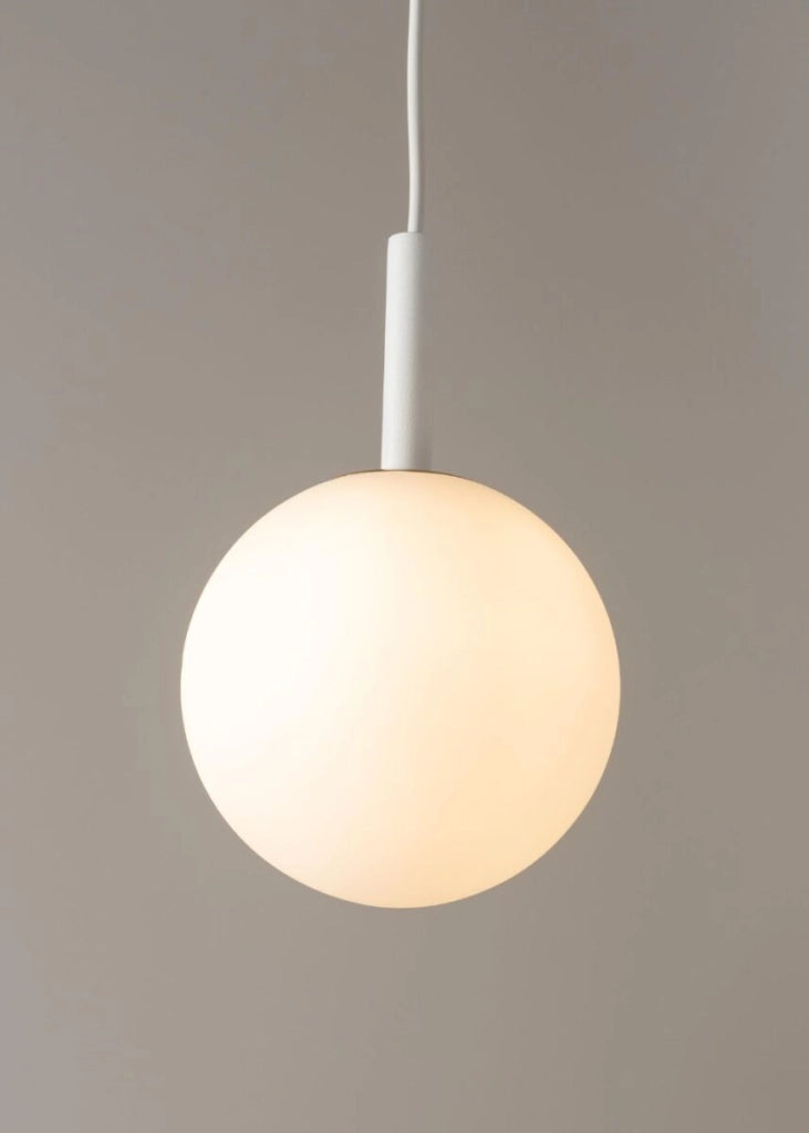 Lampada a sospensione moderna bianca vetro Gama G9 Sigma