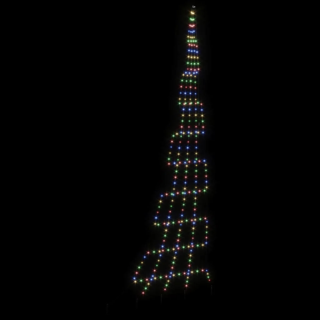 Albero di Natale LED con picchetti per il terreno 511 cm 42018747