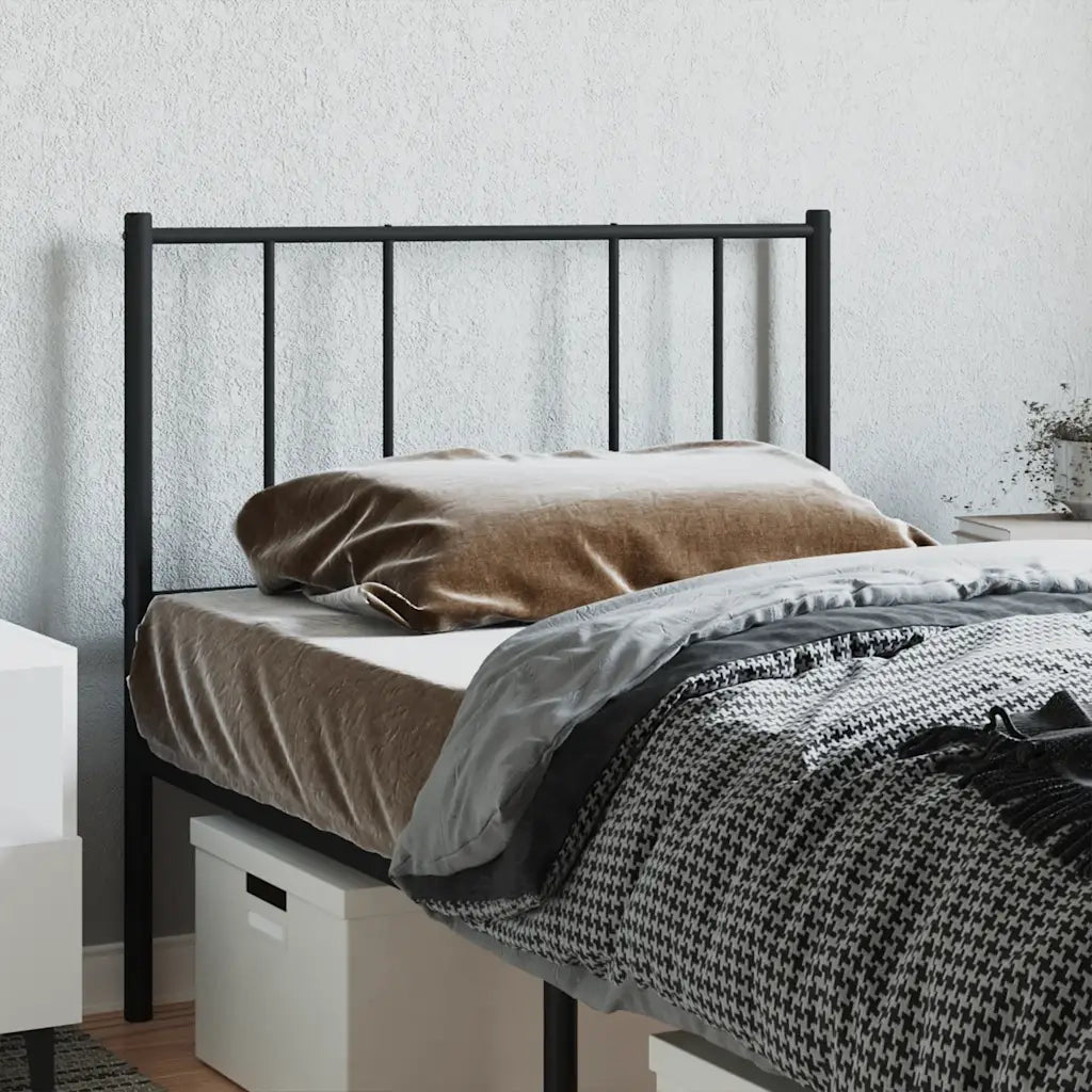 Testiera di Ricambio in Metallo Nero 90 cm 352508