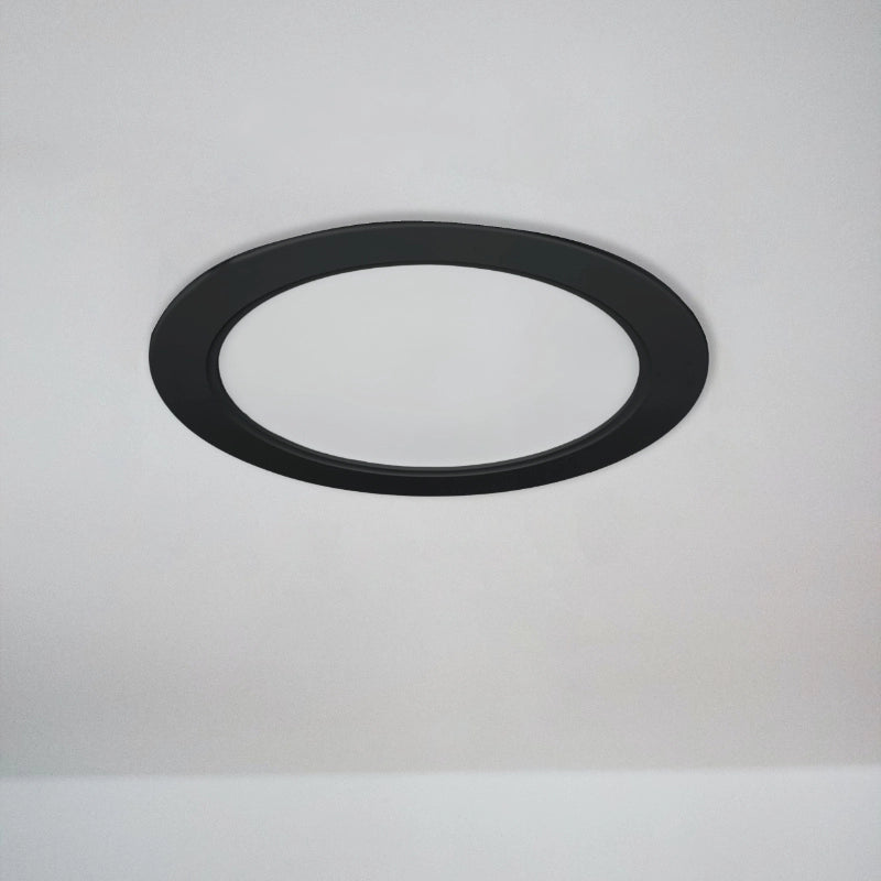 Plafoniera LED 18W 2in1 tonda nera IP54 DPM 3000-6000K
