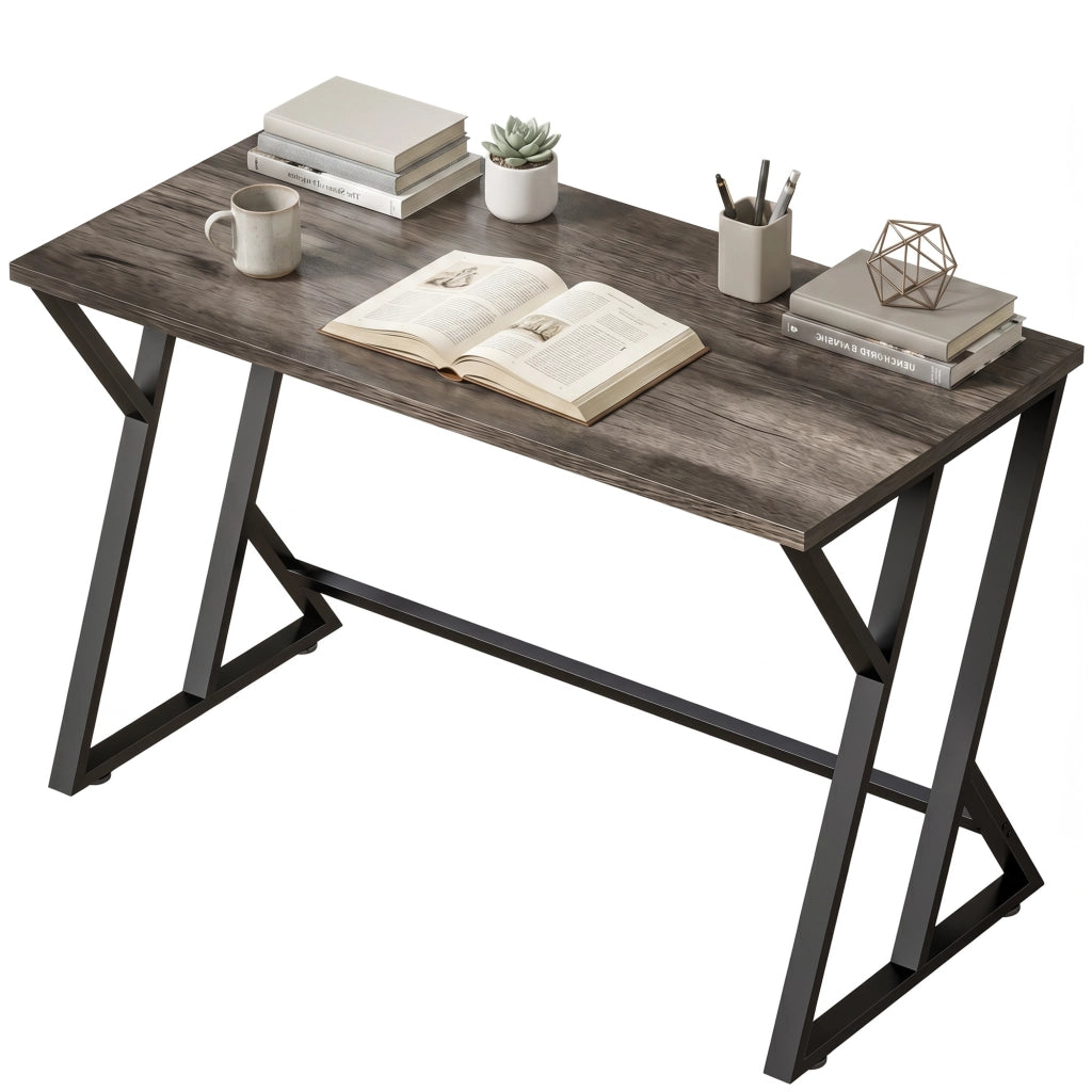 Scrivania computer con gambe in metallo ¨C Minimal ¨C Grigio 120x60cm