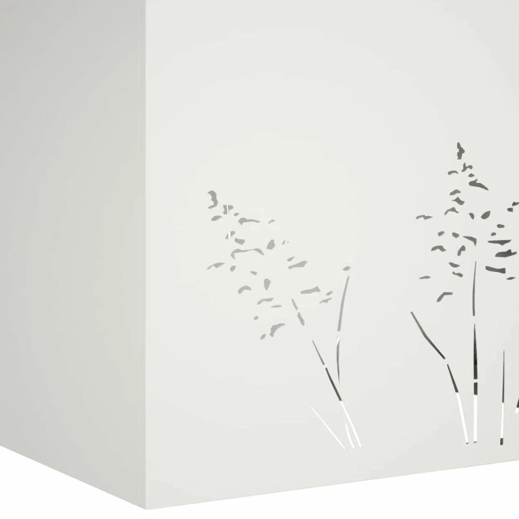 Vaso da giardino Bianco 80 x 20 x 49 cm 8005822