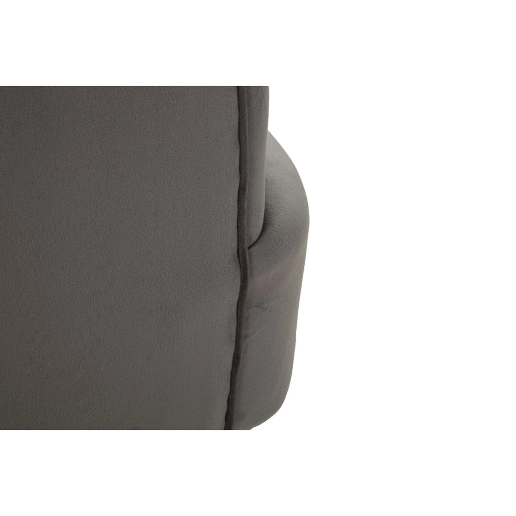 Poltrona VKH313, Grigio, Legno, 73x66x78 cm