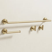 Set Accessori Da Bagno Ari Brush Gold 4 Pezzi