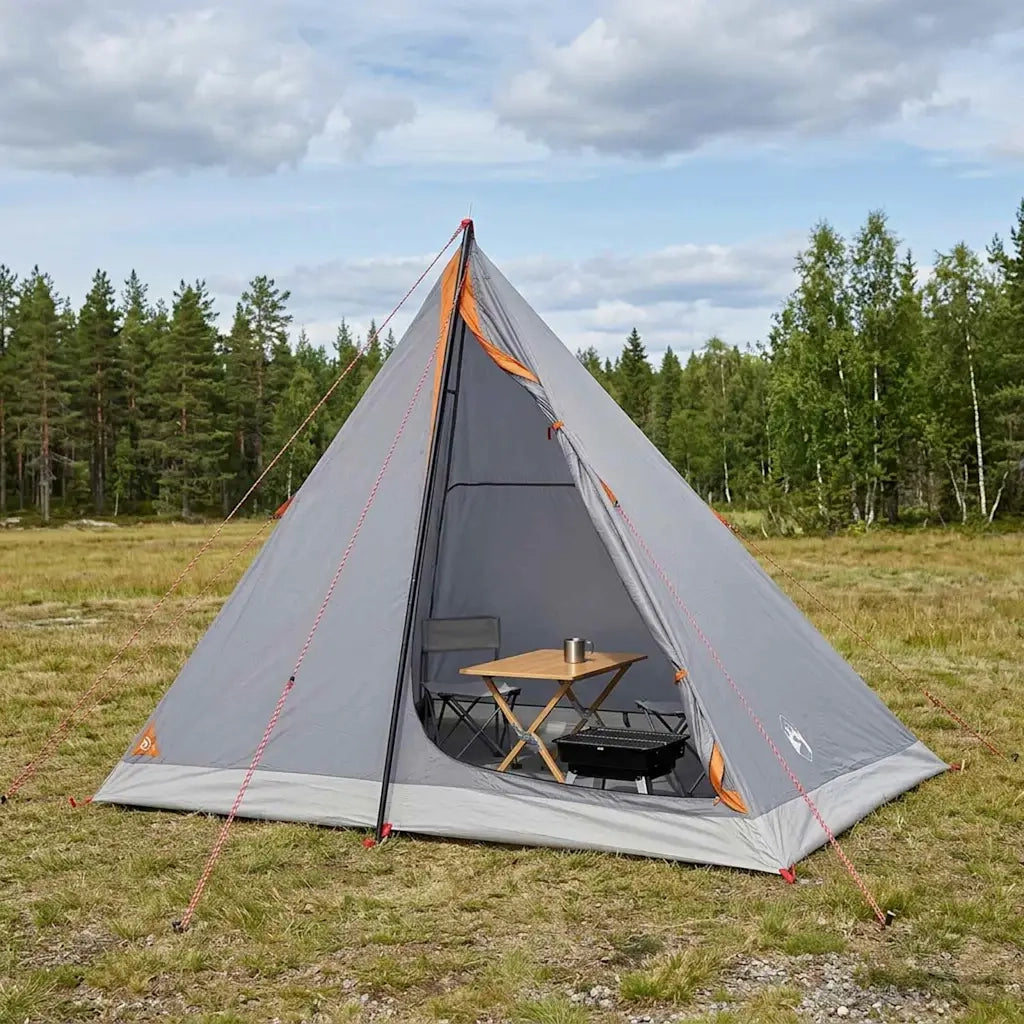 Tenda da backpacking Grigio e arancione 2 persone