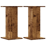 Supporti per piante | Sostegno per piante 2 pz Legno Vecchio 30x30x60 cm Truciolato