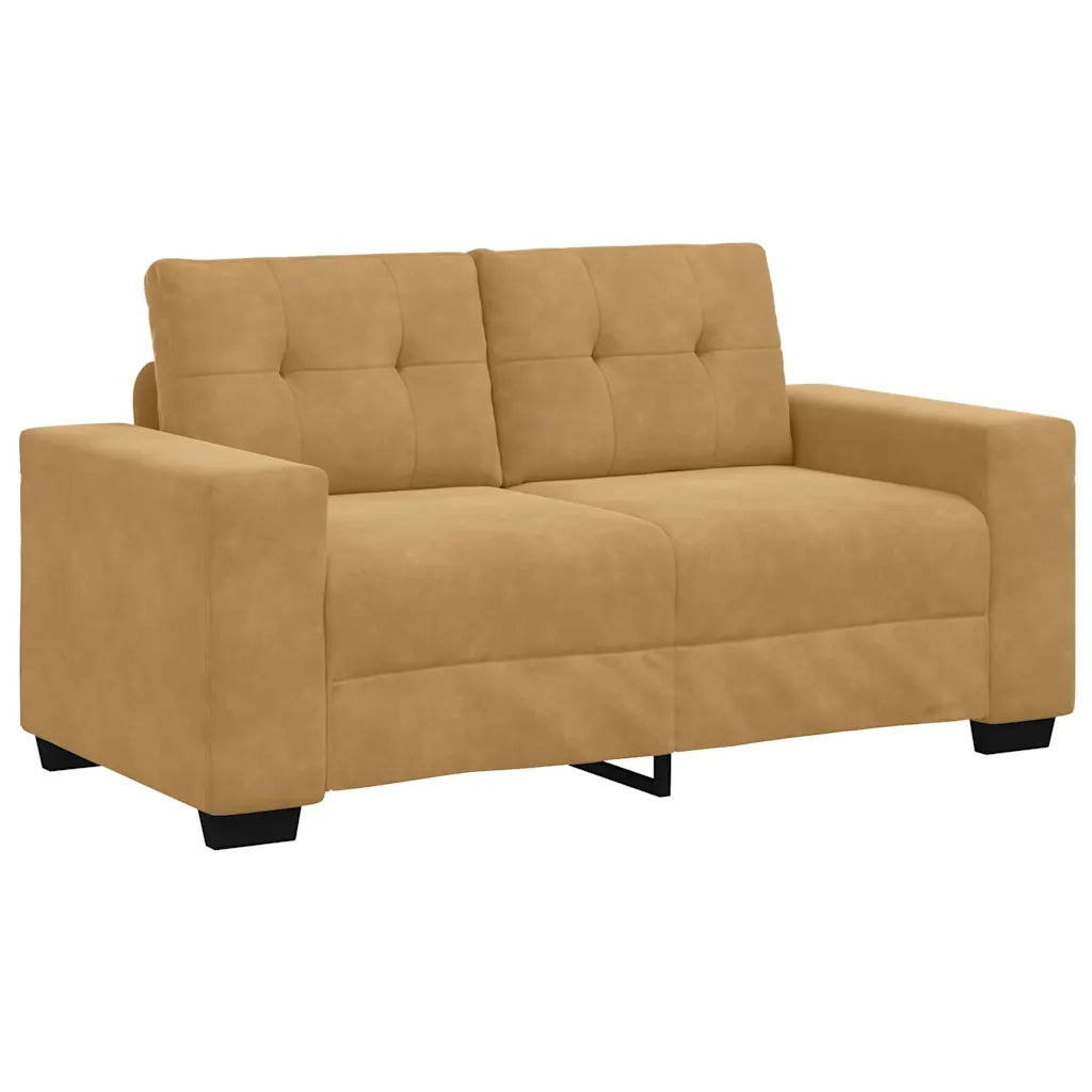 Set di divani 3 pcs Marrone 221 x 80 x 80 cm Velluto 3324646