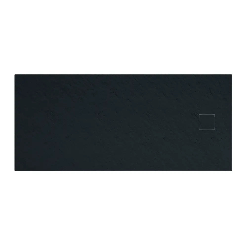 Piatto doccia 70x160 cm colore nero effetto pietra | Samos