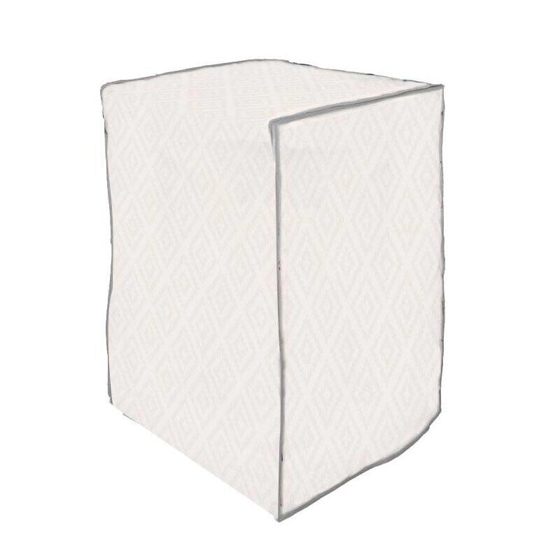 COPRILAVATRICE IN TESSUTO 60X60X80CM IN COLORE BIANCO