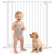 Cancelletto di sicurezza per bambini e cani ¨C Xylo ¨C 76-80 cm bianco