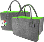 Tas grande - shopper pieghevole - 30 litri - grigio scuro