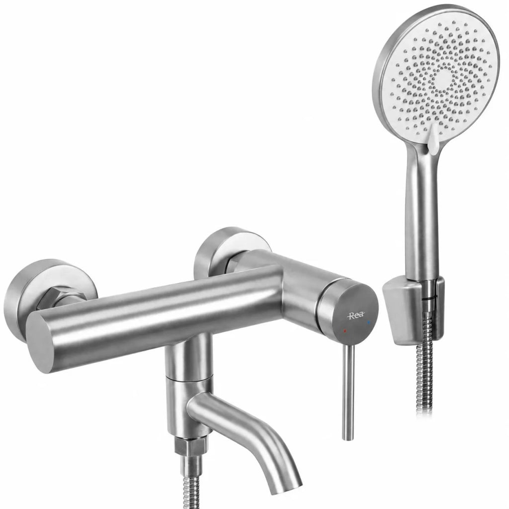 Rubinetto Da Vasca Rea Clif Brush Gold