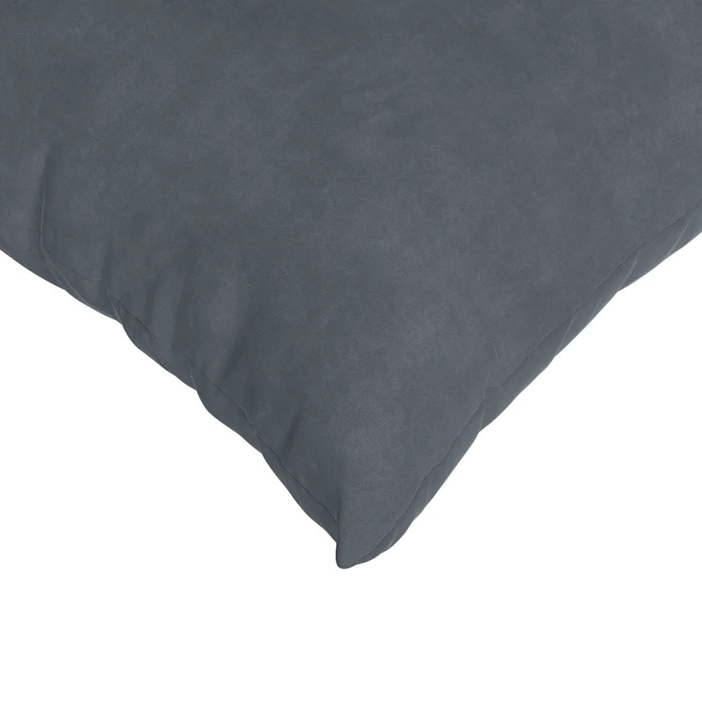 Cuscini da Divano 2 pz-Set di 2 Cuscini per Sofa Grigio scuro 50 x 50 cm 132783
