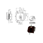 Serratura Sic.Triplice Dx Cil. G454 Moia