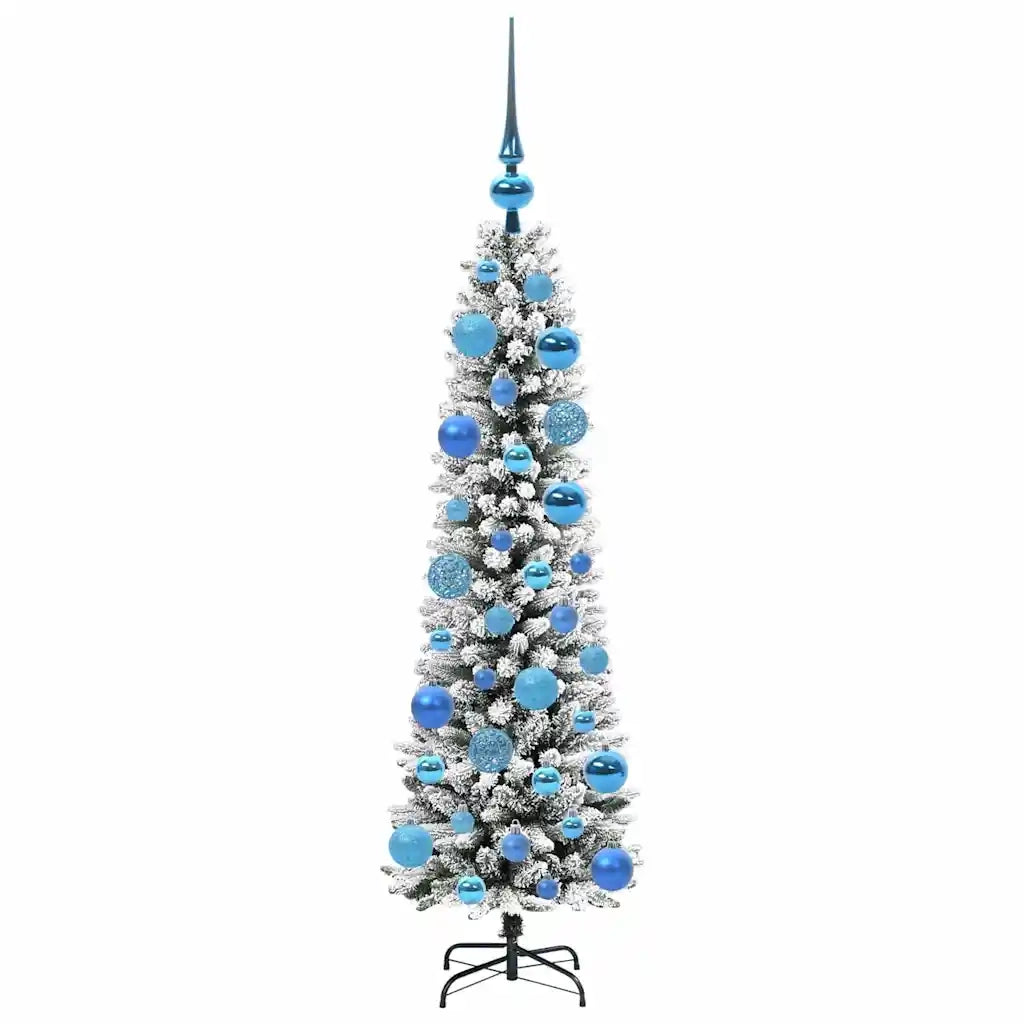 Albero di Natale | Decorazioni natalizie artificiale con 150 LED Bianco 120 cm