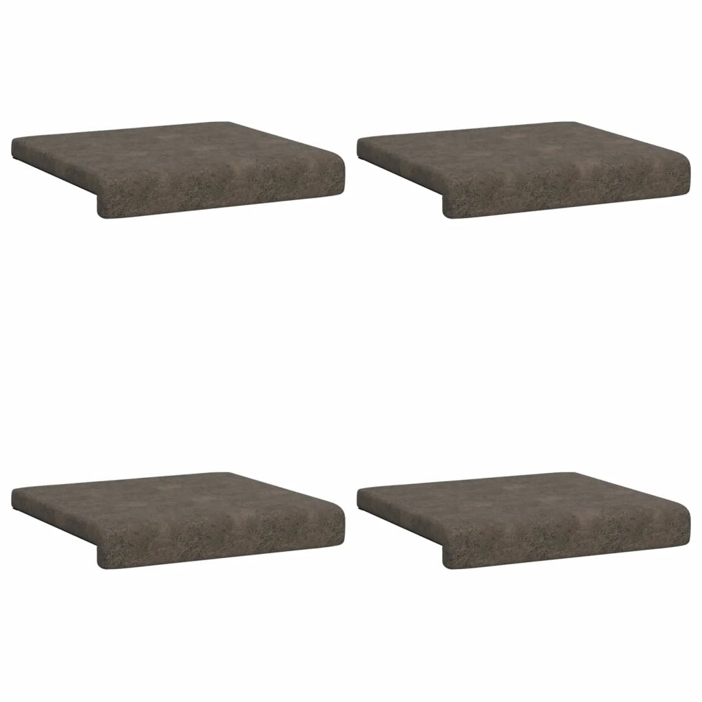 Cuscino per panchina 4 pcs Tessuto scamosciato sintetico 42043126