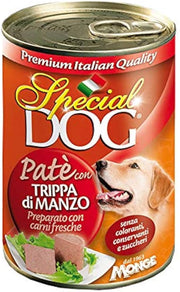 PATE' PER CANI 'SPECIAL DOG' trippa di manzo - gr 400- 24 pezzi  - MONGE