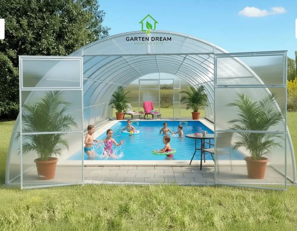 Copertura per Piscina Garten Dream SIGMA 4x4 m con Policarbonato 6 mm
