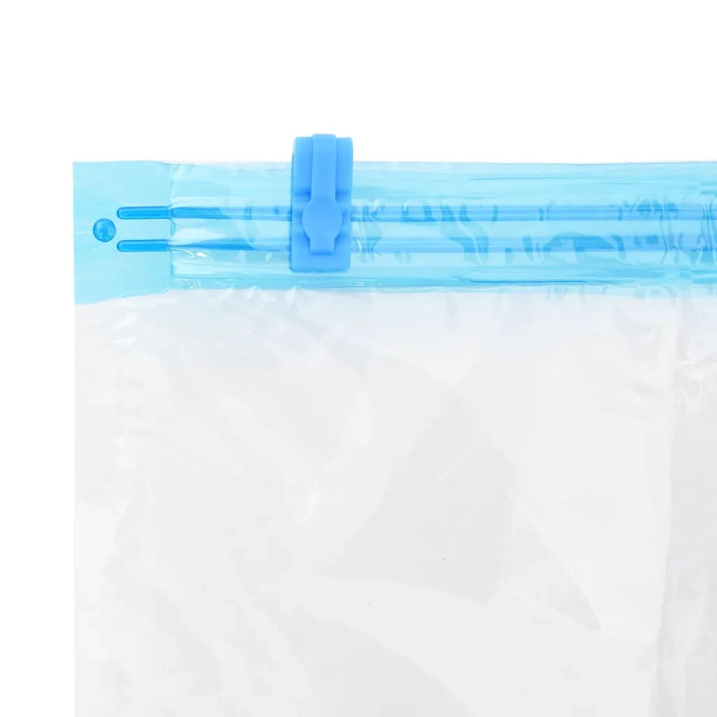 Sacchetti per Stoccaggio 10 pz Trasparente e Blu 100 x 80 cm CFW8509710