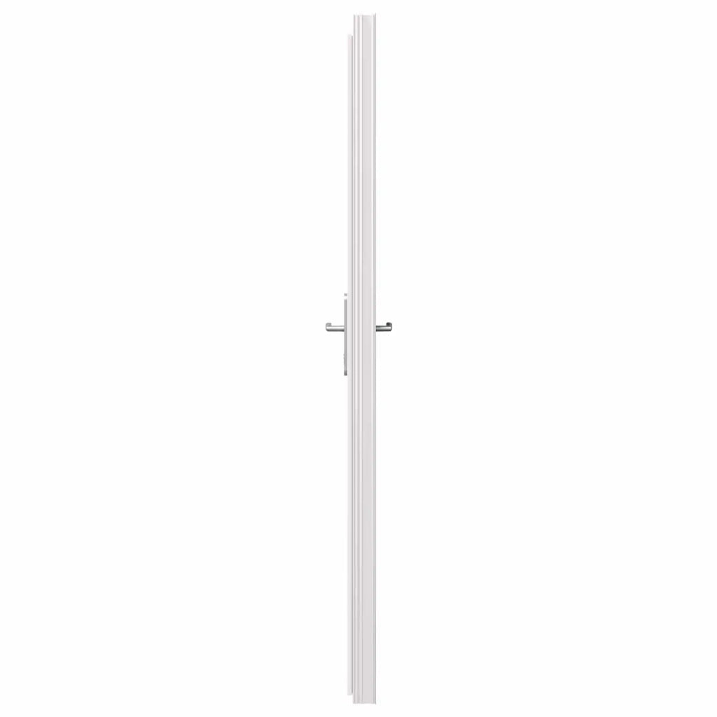 Porta d'ingresso laterale Antracite 88 x 198 cm PVC 3445752
