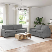 Set di divani 2 pcs Grigio Scuro Velluto 3417146