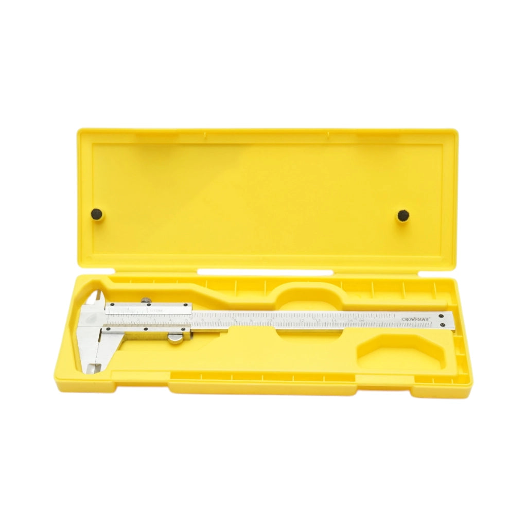 Calibro meccanico Crownman da 150 mm, scala graduata in mm/cm/pollici